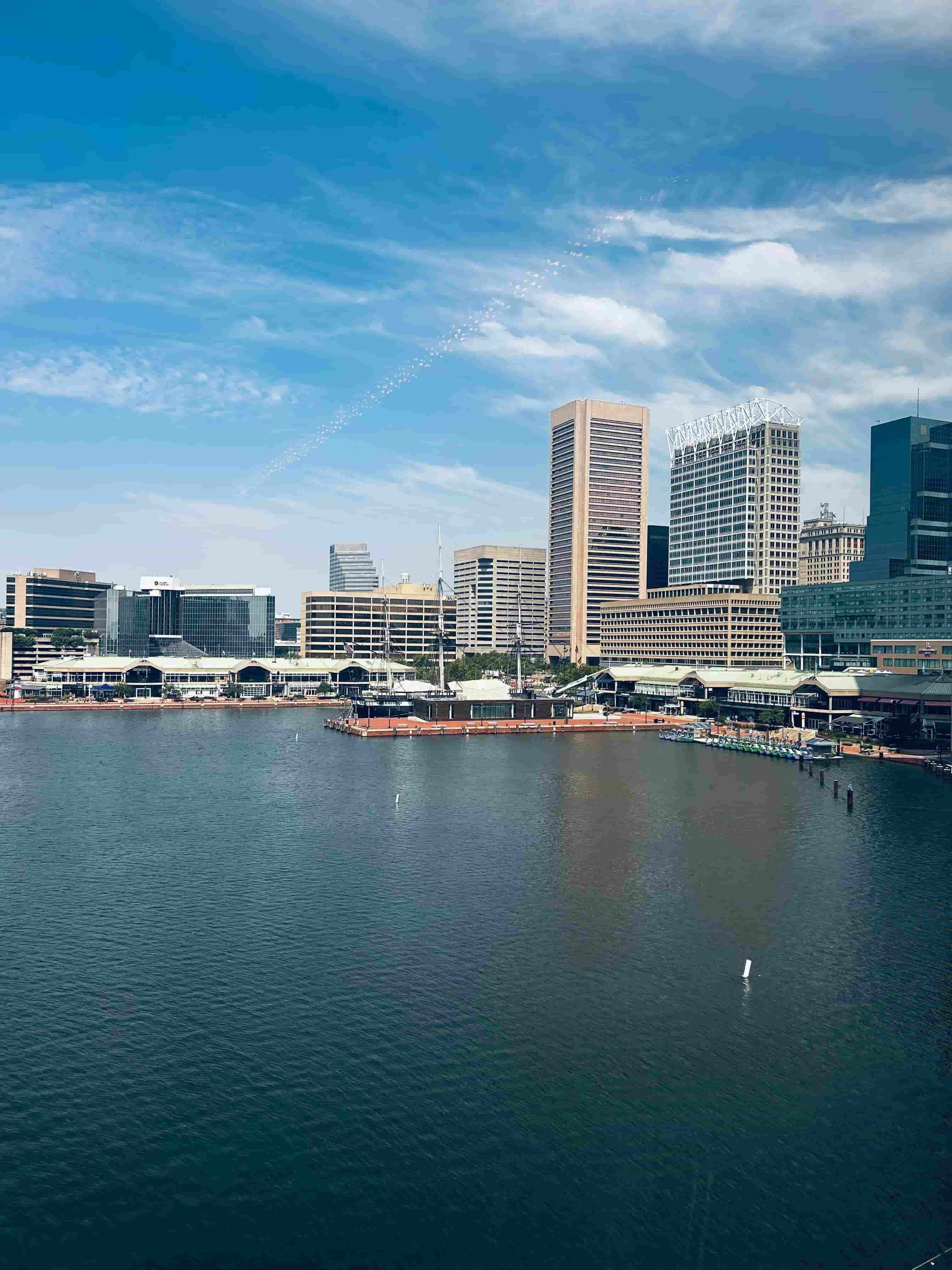 Baltimore, Maryland's Inner Harbor, home to ADT-powered security by NetSecure360