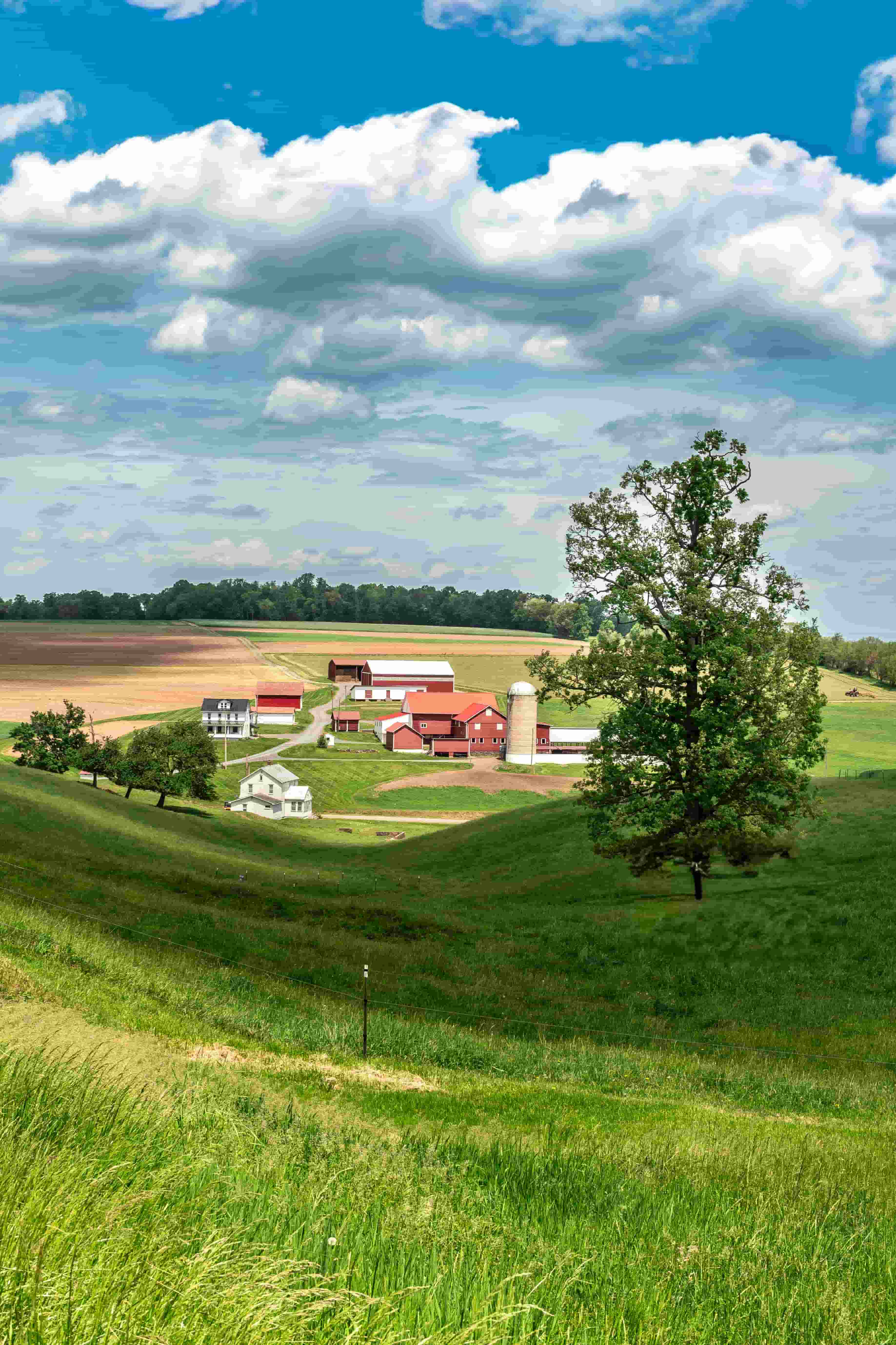 Lancaster County, Pennsylvania Amish farmland, home to ADT-powered security by NetSecure360