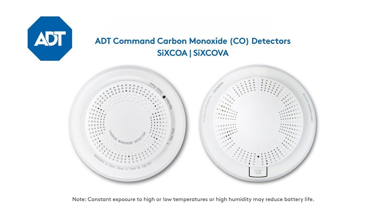 ADT carbon monoxide detector