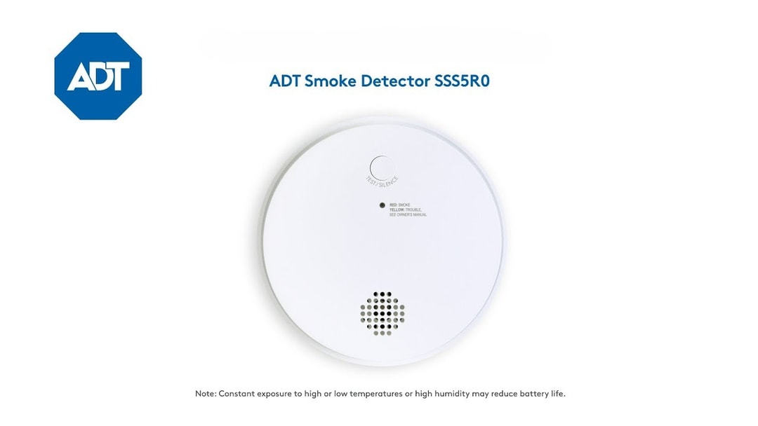 ADT smoke and heat sensor installed by NetSecure360