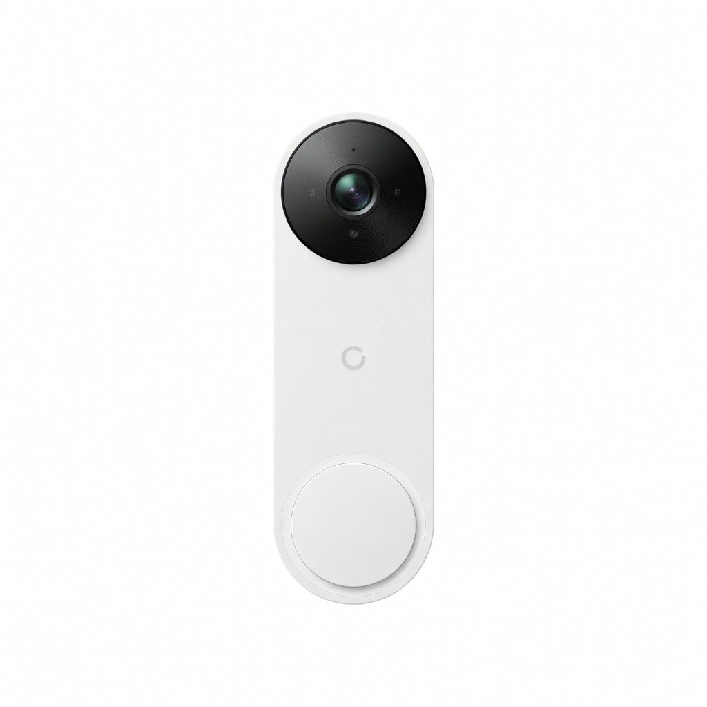 Google Nest video doorbell camera installed by NetSecure360 at a front entry